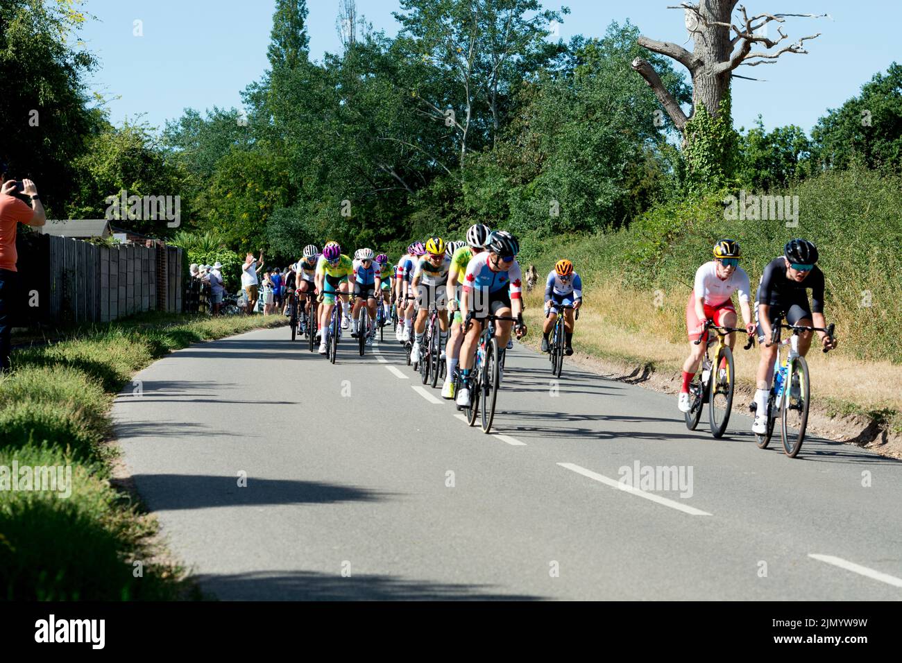 The 2022 Commonwealth Games women`s cycling road race, Hampton Magna